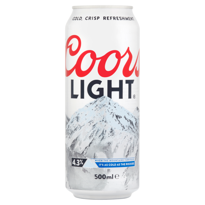 Coors Light 500ml Can