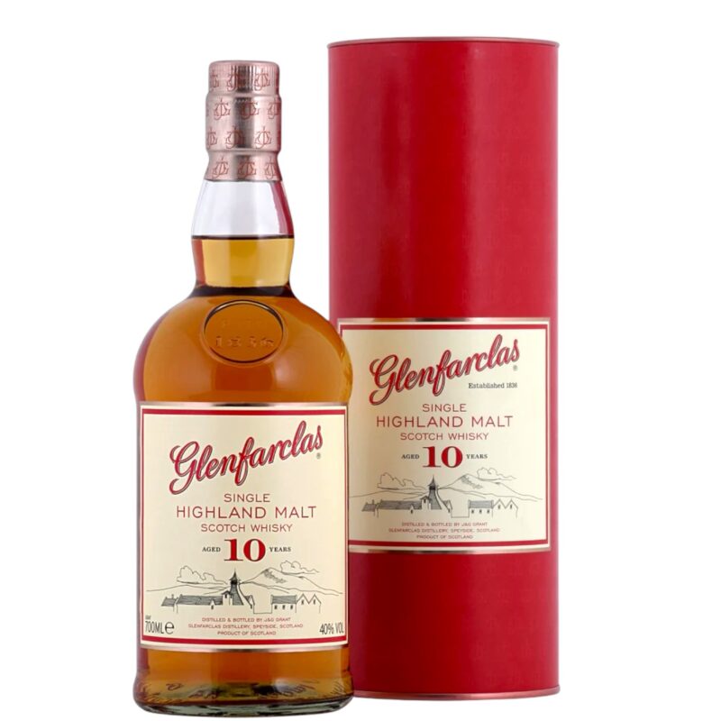 Glenfarclas 10 Year Old Speyside Single Malt Scotch Whisky 70cl