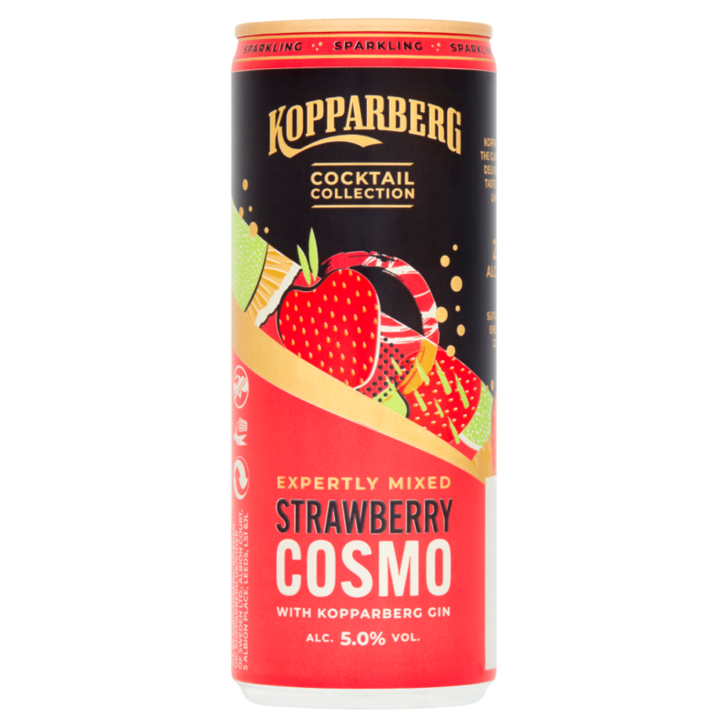 Kopparberg Strawberry Cosmo Premix Can 250ml