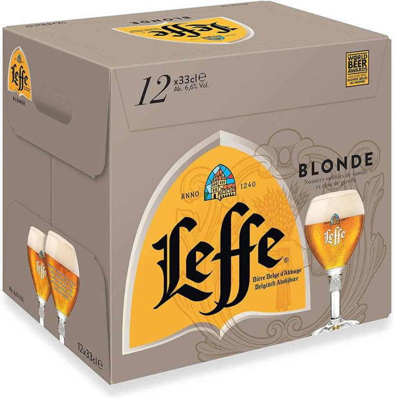 Leffe Blonde 12 x 330ml Bottles