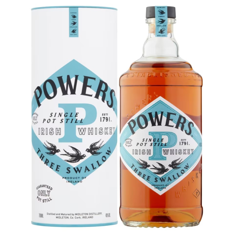 Powers Three Swallows Irish Whiskey 70cl