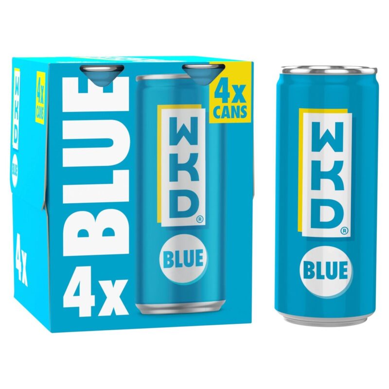 WKD Blue 4 x 250ml Cans