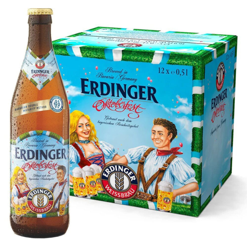 Erdinger Oktoberfestbier Wheat Beer 500ml Bottle