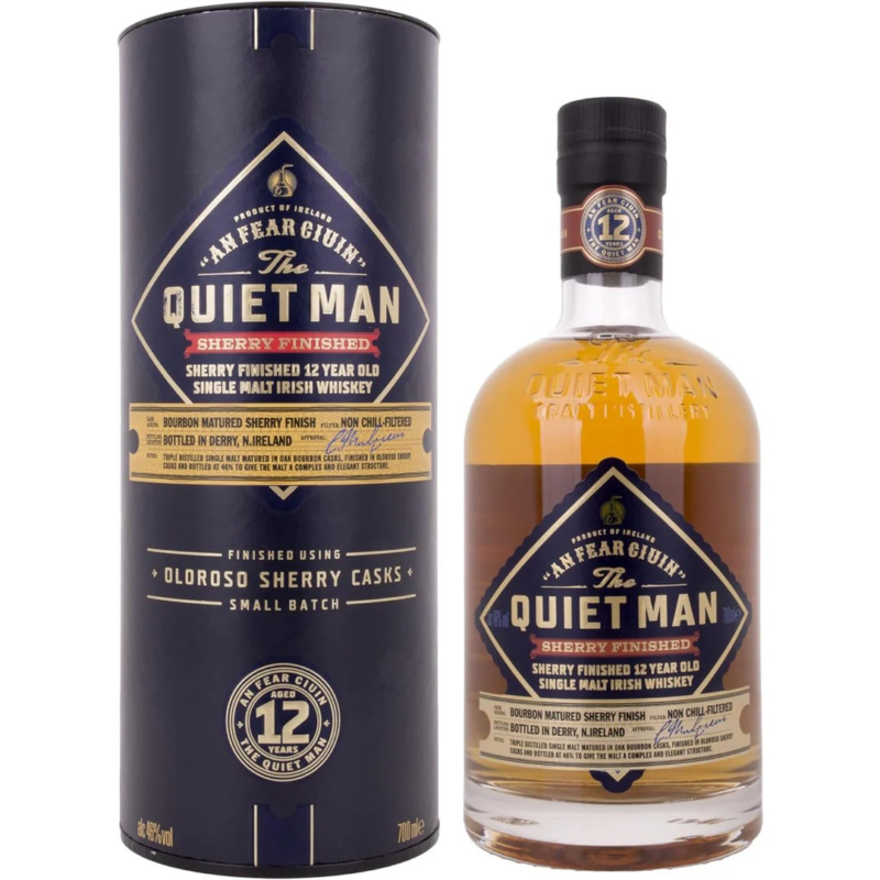 The Quiet Man 12 Year Old Sherry Finished Single Malt 70cl